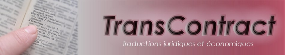Transcontract - englische und französische Fachübersetzungen Recht / Wirtschaft
